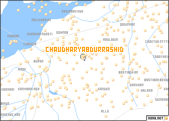 map of Chaudhary Abdur Rashīd