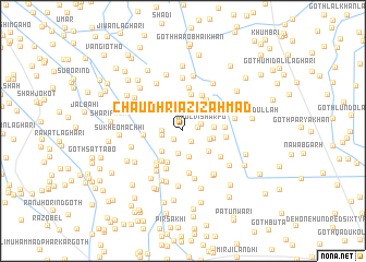 map of Chaudhri Azīz Ahmad