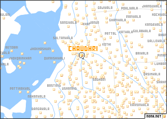 map of Chaudhri