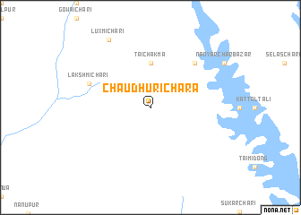 map of Chaudhurichara