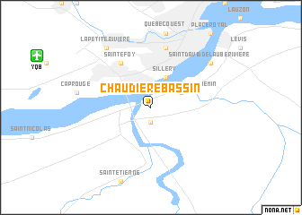 map of Chaudière-Bassin