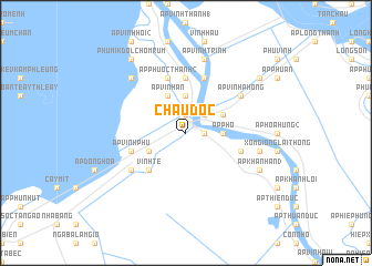 map of Châu Ðốc