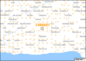 map of Chaudry