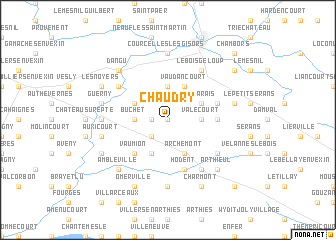 map of Chaudry