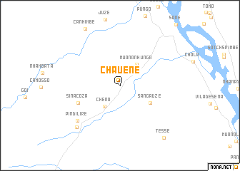 map of Chauene