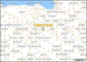 map of Chauffard