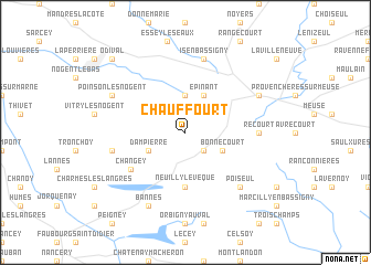 map of Chauffourt