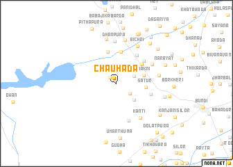 map of Chauhada