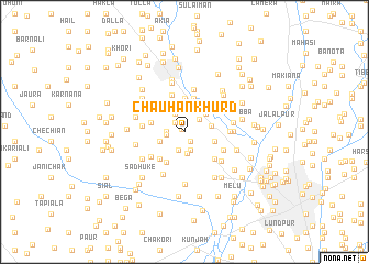 map of Chauhān Khurd