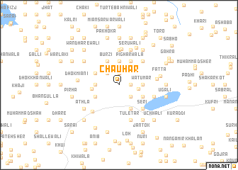 map of Chauhar