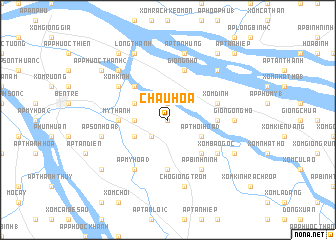 map of Châu Hòa