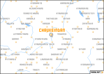 map of Chaukeindan