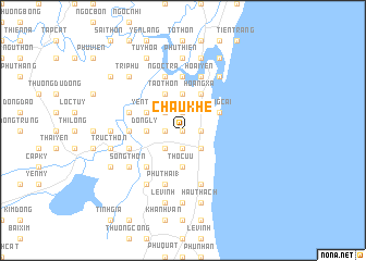 map of Chau Khe