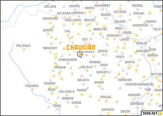 map of Chaukiān