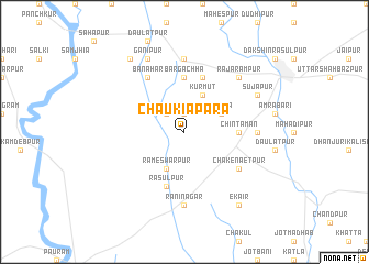 map of Chaukiāpāra