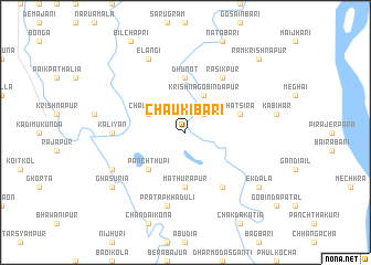map of Chaukibāri