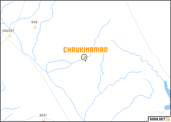 map of Chauki Maniār