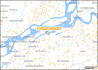 map of Chauki Mohān