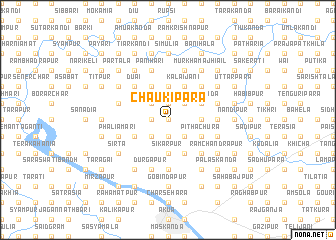 map of Chaukipāra