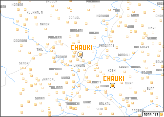 map of Chauki