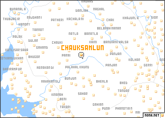 map of Chauk Samlun