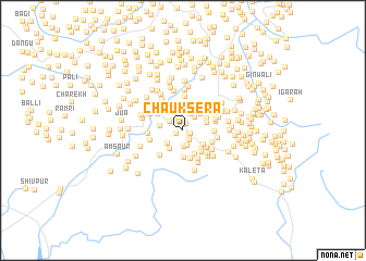 map of Chauksera