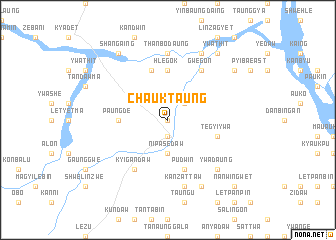 map of Chauktaung