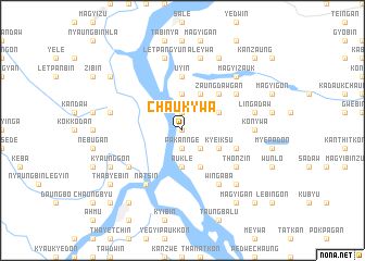 map of Chaukywa