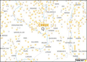 map of Chauk