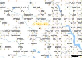 map of Chāulādi