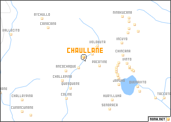 map of Chaullane