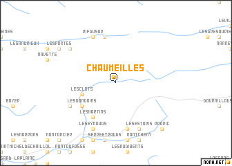 map of Chaumeilles