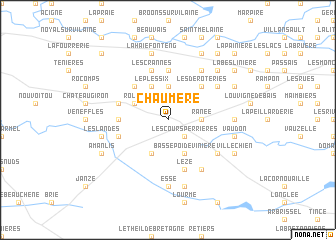 map of Chaumeré