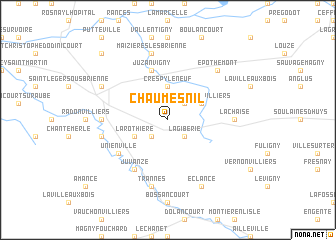 map of Chaumesnil