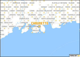 map of Chaumette