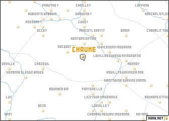 map of Chaume