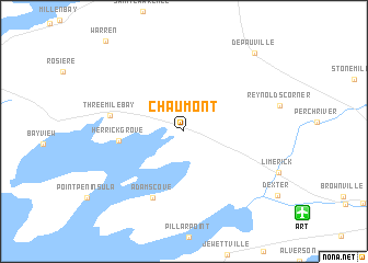 map of Chaumont