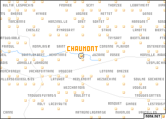 map of Chaumont