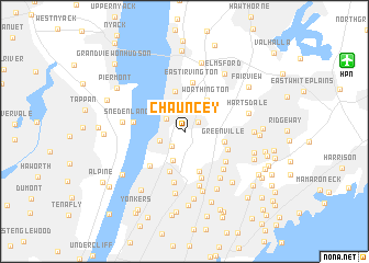 map of Chauncey