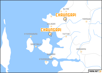 map of Chaungapi