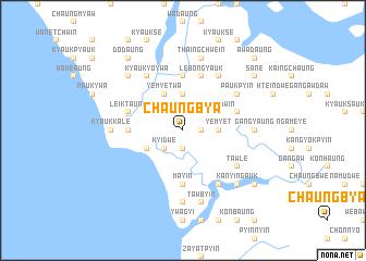 map of Chaungbya