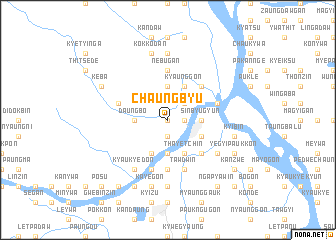 map of Chaungbyu