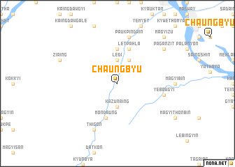 map of Chaungbyu