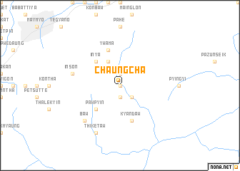 map of Chaungcha