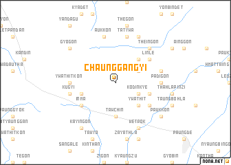 map of Chaunggangyi