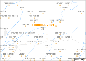 map of Chaungganyi