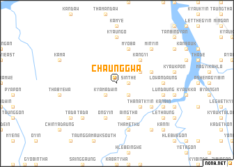 map of Chaunggwa