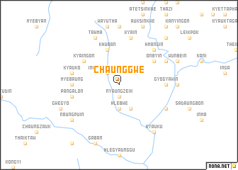 map of Chaunggwe