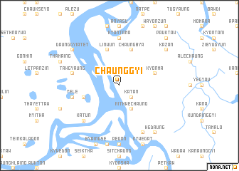 map of Chaunggyi