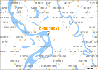 map of Chaunggyi